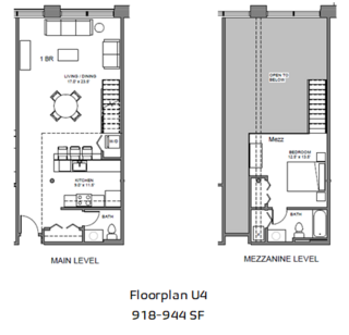 floor plan of the second and third floors of a house